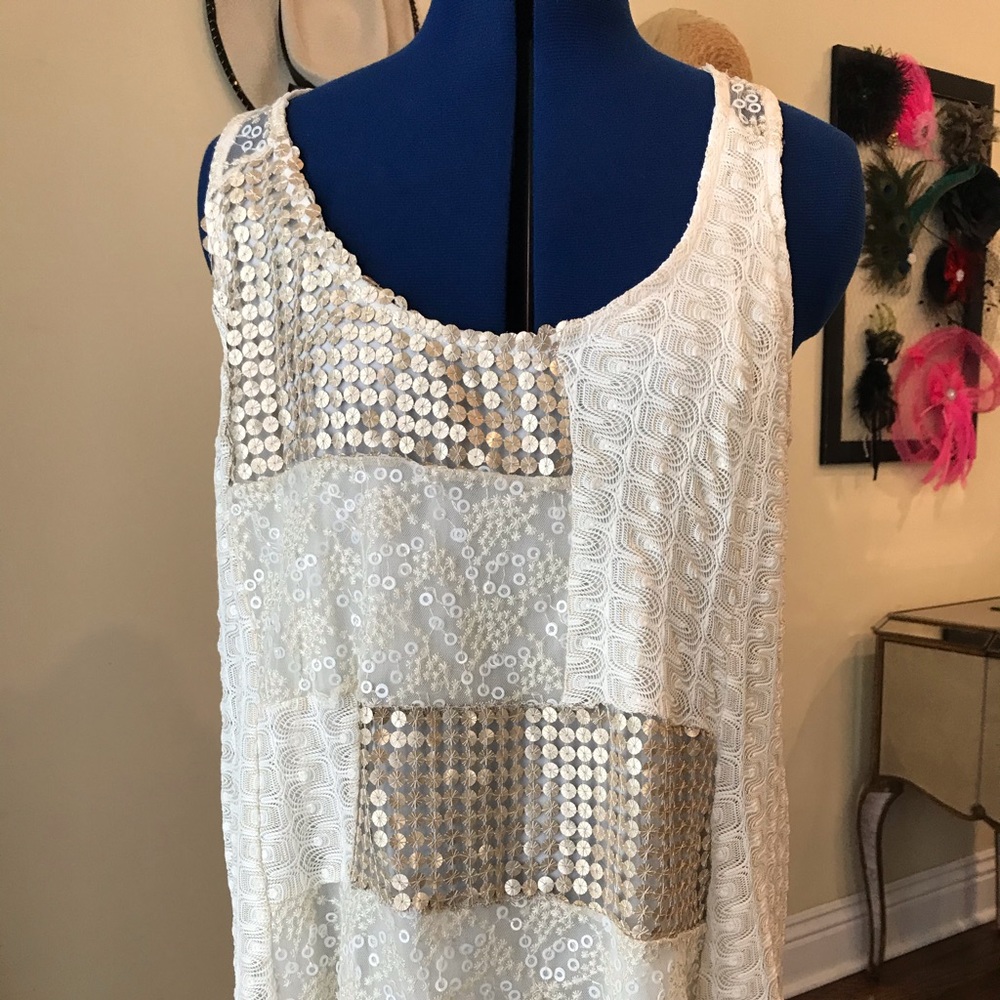 Anthropologie “Tiny” tunic length blouse